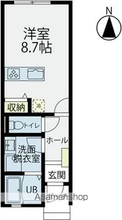 LIGNORA宮竹【106号室】の間取り