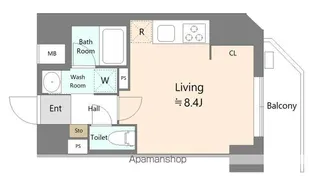 ALIVIS本郷三丁目【3階】の間取り