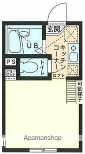 クレアーレ西横浜【102号室】の間取り
