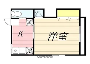 建信荘【2階】の間取り
