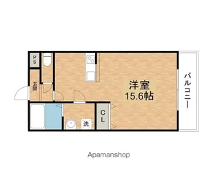 リシェスグランデ【206号室】の間取り