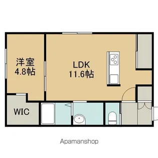 NORFINO AILES【B-2号室】の間取り