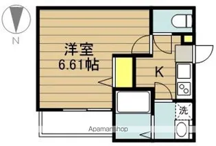 ベリテ戸田【201号室】の間取り