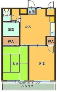 エテルナ小笹【402号室】の間取り