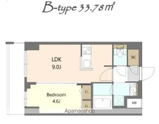 S−RESIDENCE高島平ASOLEA【4階】の間取り