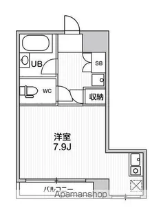コスモリード人形町【6階】の間取り