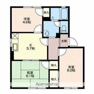 ハイネス21A【1階】の間取り