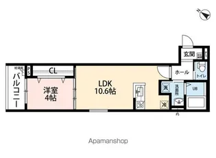 ROBOT HOME 高宮【1階】の間取り
