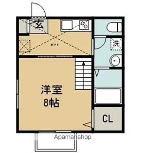 クレアフォーチュンマテリア【1階】の間取り