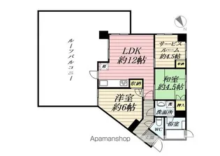 ロワール横濱鶴見【6階】の間取り