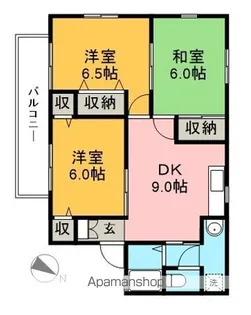 ファミール戸田 B棟【2階】の間取り