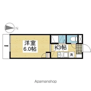 パルフラット・リマ【104.号室】の間取り