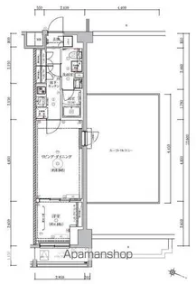 ベルシード板橋本町プレミアⅡ【9階】の間取り