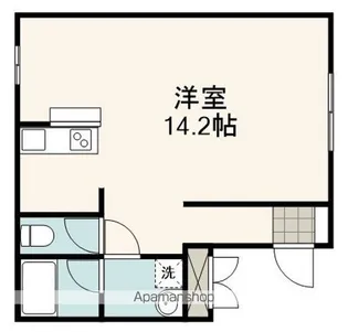 SEED・FOGLIA鷹匠(シード・フォーリアタカジョウ)【3B号室】の間取り