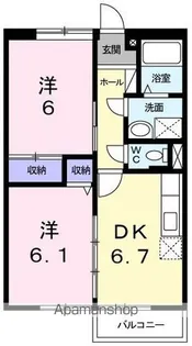 サンパティークSⅡ【1階】の間取り
