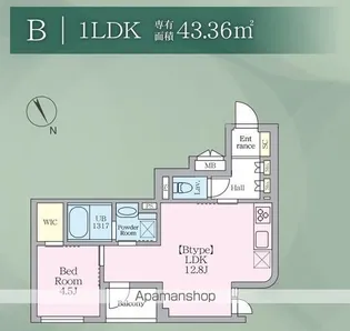 (仮称)阿佐谷南1丁目マンション【2階】の間取り