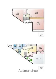 滋賀県大津市秋葉台【一戸建】の間取り