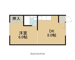 コーポサクライ【B号室】の間取り