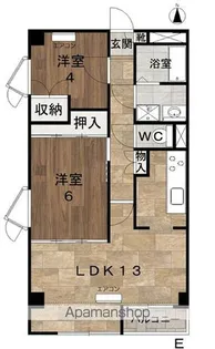 ヴィラ・ノーバ【6階】の間取り