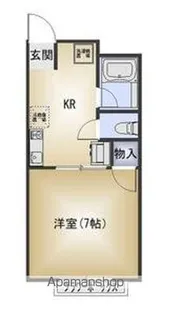 キャッスル恒星Ⅱ【1階】の間取り