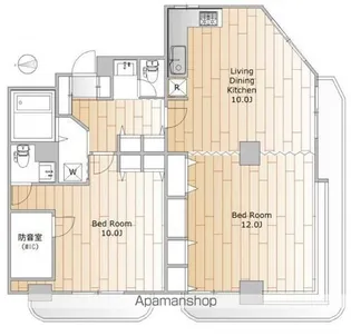 パインヒルガーデン【401号室】の間取り