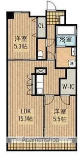 KO OLINA GONGEN【6階】の間取り