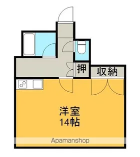 センチュリービル【5C号室】の間取り
