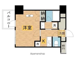 プレシャスハーモニー八王子【8階】の間取り