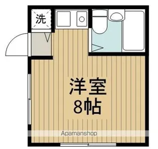 APARTMENT A−RU【B号室】の間取り