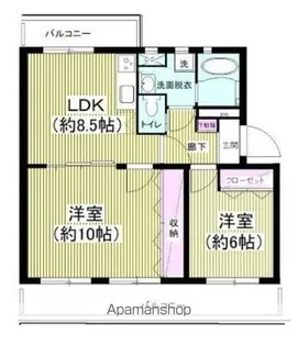 オリーブガーデン【1階】の間取り
