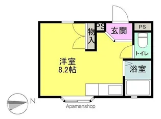 アーバンヒルズ中郷【C105号室】の間取り
