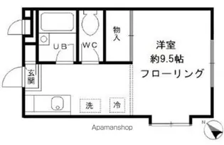 ウィンドフォート【A-103号室】の間取り
