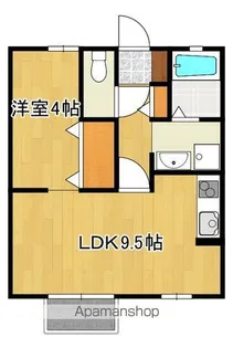 NKファンテーヌ【203号号室】の間取り