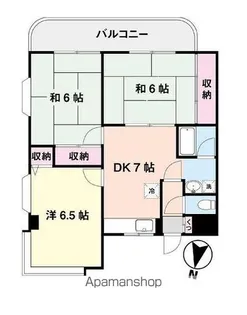 レジデンスサンク【2階】の間取り