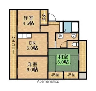 コーポポエム【3階】の間取り
