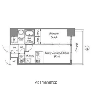 gm KOHAMA【4階】の間取り