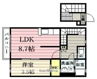 ララ・ポート【2階】の間取り