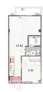 ジュネパレス岡野【2階】の間取り
