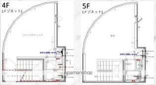 HARVEY神田司町【4F 5F号室】の間取り