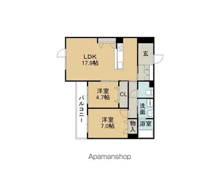 ALNEST【2階】の間取り