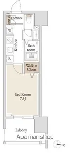 BLESS亀戸【15階】の間取り