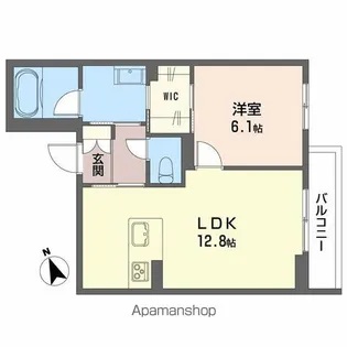 ネオブランコート【2階】の間取り
