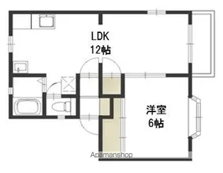 グリーンハイツ【201号室】の間取り