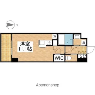 ザ・パークハビオ名古屋松原【12階】の間取り
