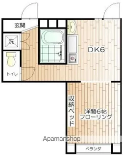 K2フラット【3階】の間取り