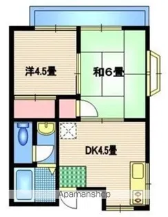 ハウスいわつき【102号室】の間取り