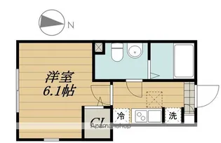アザーレ・ターコイズ府中本町B棟【104号室】の間取り