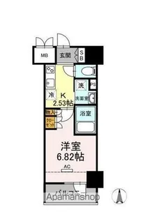 ホウエイコート秋葉原【5階】の間取り