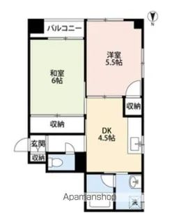 カーサ・ヴェルデ【3階】の間取り