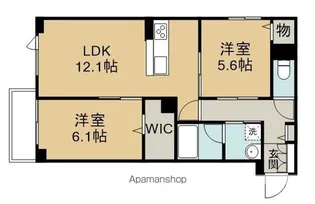 ベル ピュアン【305号室】の間取り